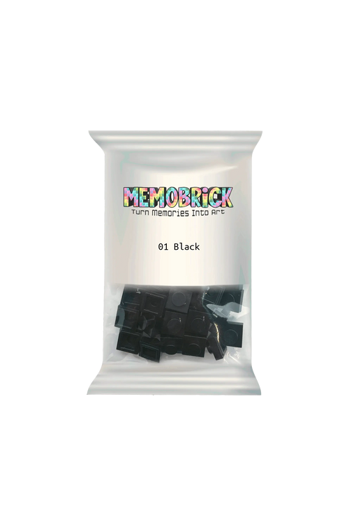 Bag Of Bricks -Black 01 - Memobrick