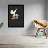 Butterfly on Skull Bricked Mosaic Home Decor 20x30" — photo 2