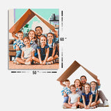 Custom Bricked Mosaic Portrait 50x60" — photo 1
