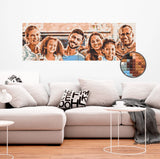 Custom Bricked Mosaic Portrait 60x20" — photo 2
