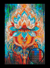 Mandala Abstract Bricked Mosaic Home Decor 20x30" — photo 1