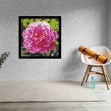 Peonies Flower Home decoration Bricked Mosaic Portrait 16x16" — photo 2
