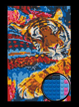 Tiger Abstract Bricked Mosaic Home Decor 20x30" — photo 1