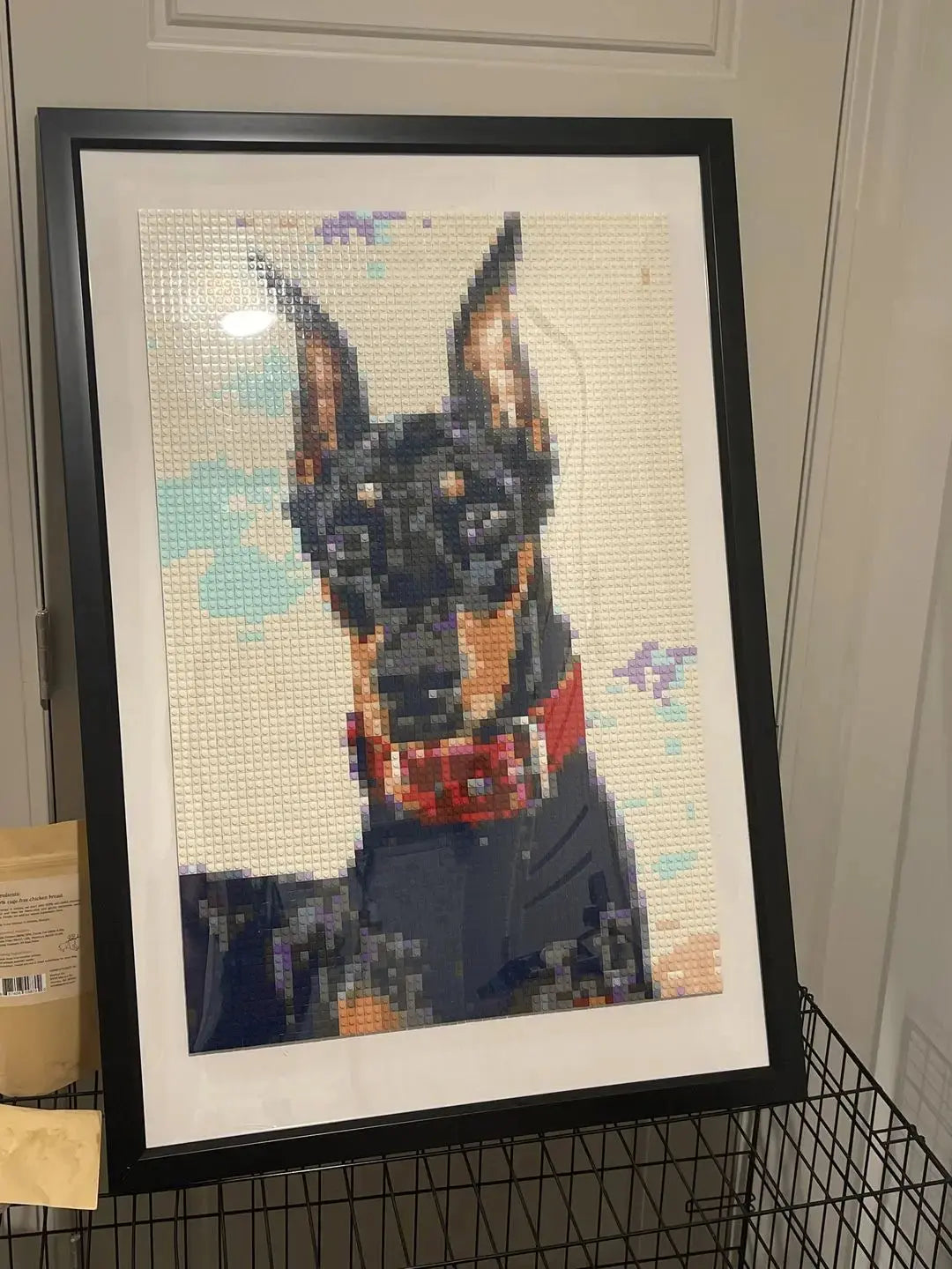 Custom Bricked Mosaic Portrait 20x30" - Memobrick