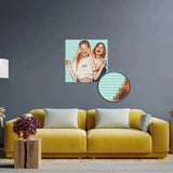 Custom Bricked Mosaic Portrait 30x30" — photo 3