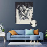 Custom Bricked Mosaic Portrait 40x50" — photo 2