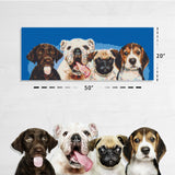 Custom Bricked Mosaic Portrait 50x20" — photo 1