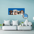 Custom Bricked Mosaic Portrait 50x20